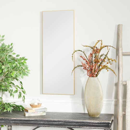 Gold Contemporary Wall Mirror